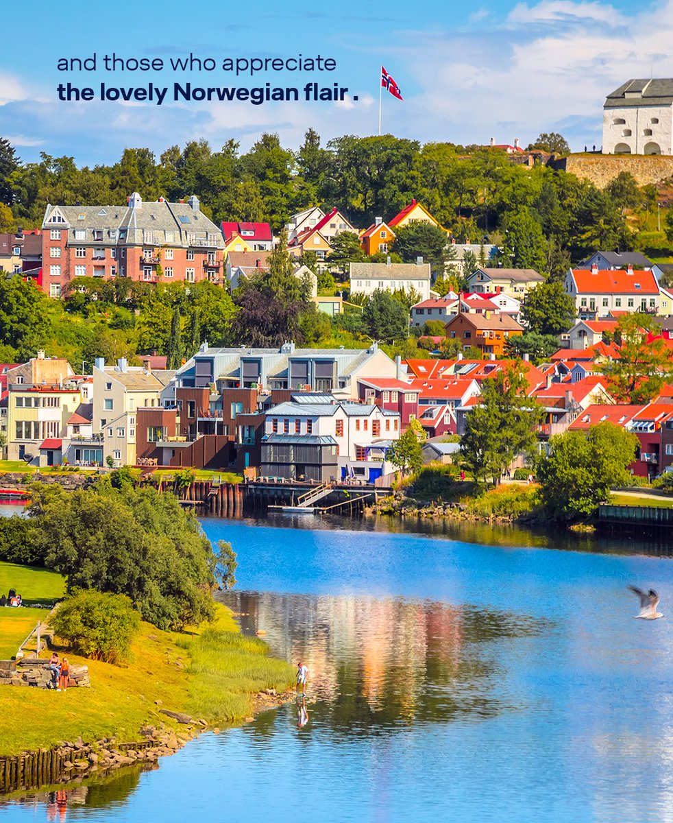 Fly with us between Munich and Trondheim 🇳🇴 Whether you are looking for raw nature, gastronomic adventures, or a big celebration such as the Norwegian Constitution Day, start planning your trip now. #Lufthansa #Munich #Trondheim #YesLufthansa