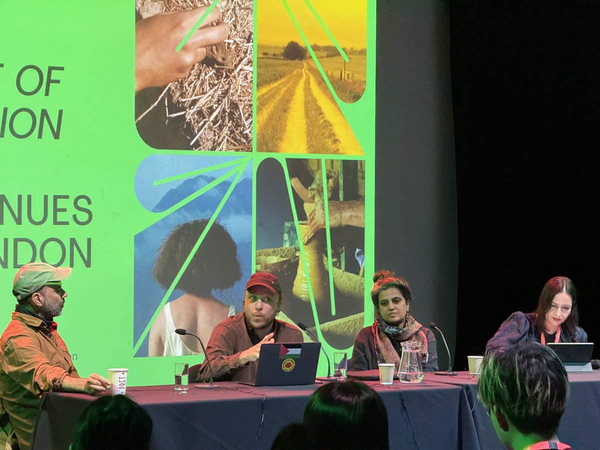 Our first talk of the day brought together Pablo Alvarez-Mesa, Louis Henderson & Shambhavi Kaul for a discussion on landscape in moving image, moderated by Raquel Schefer
