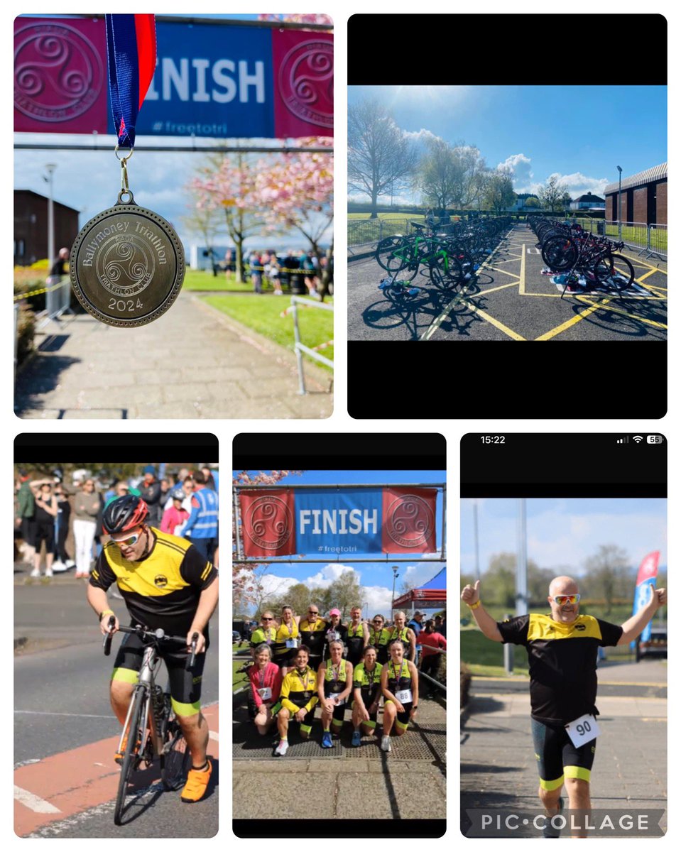 Great morning at the Ballymoney Triathlon. Thanks to everyone who organised, supported and marshalled from Riada Tri Club. #downtriathlonclubontour