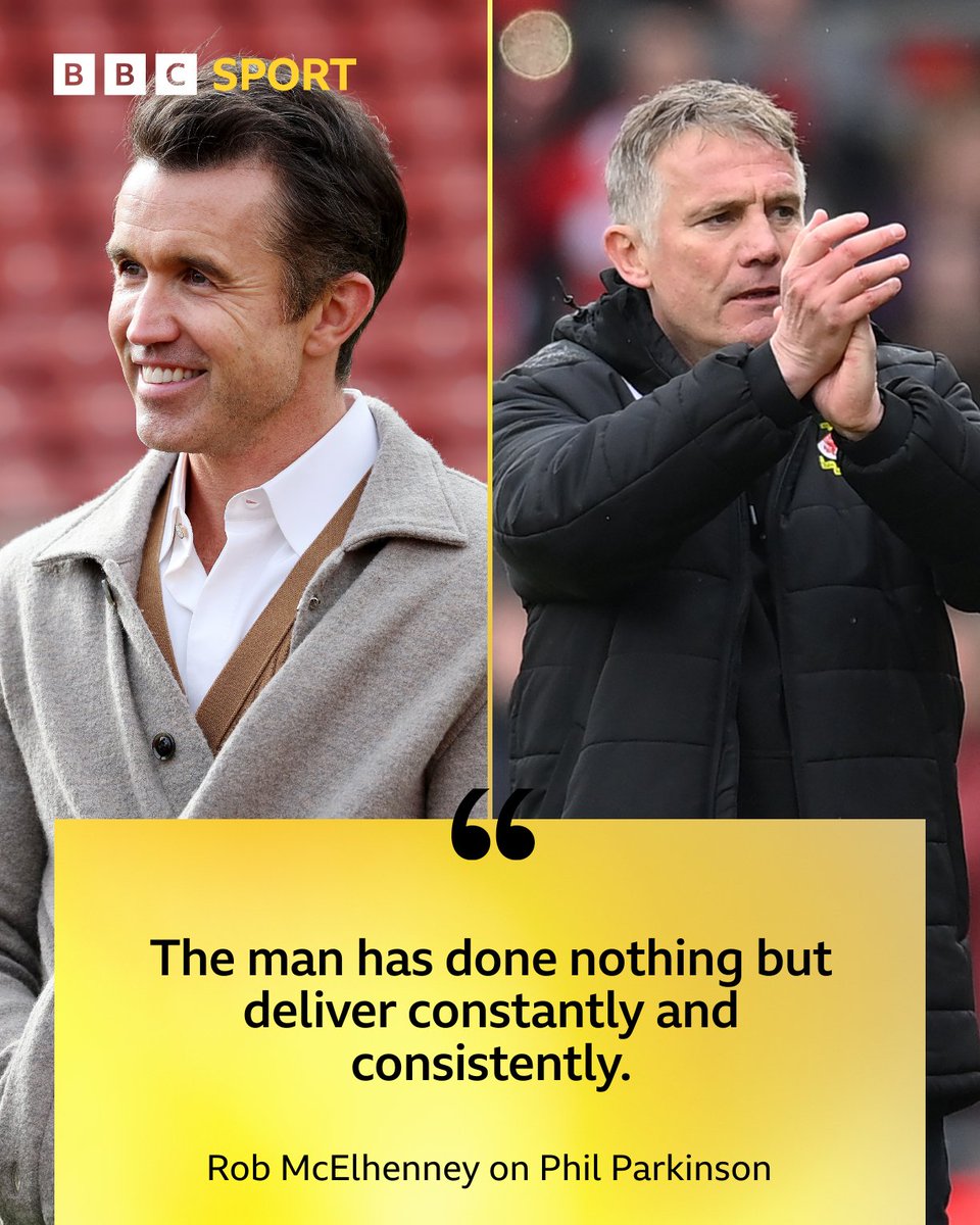 Rob McElhenney full of praise for Wrexham manager Phil Parkinson following the club's promotion to League One 🙌 #BBCFootball