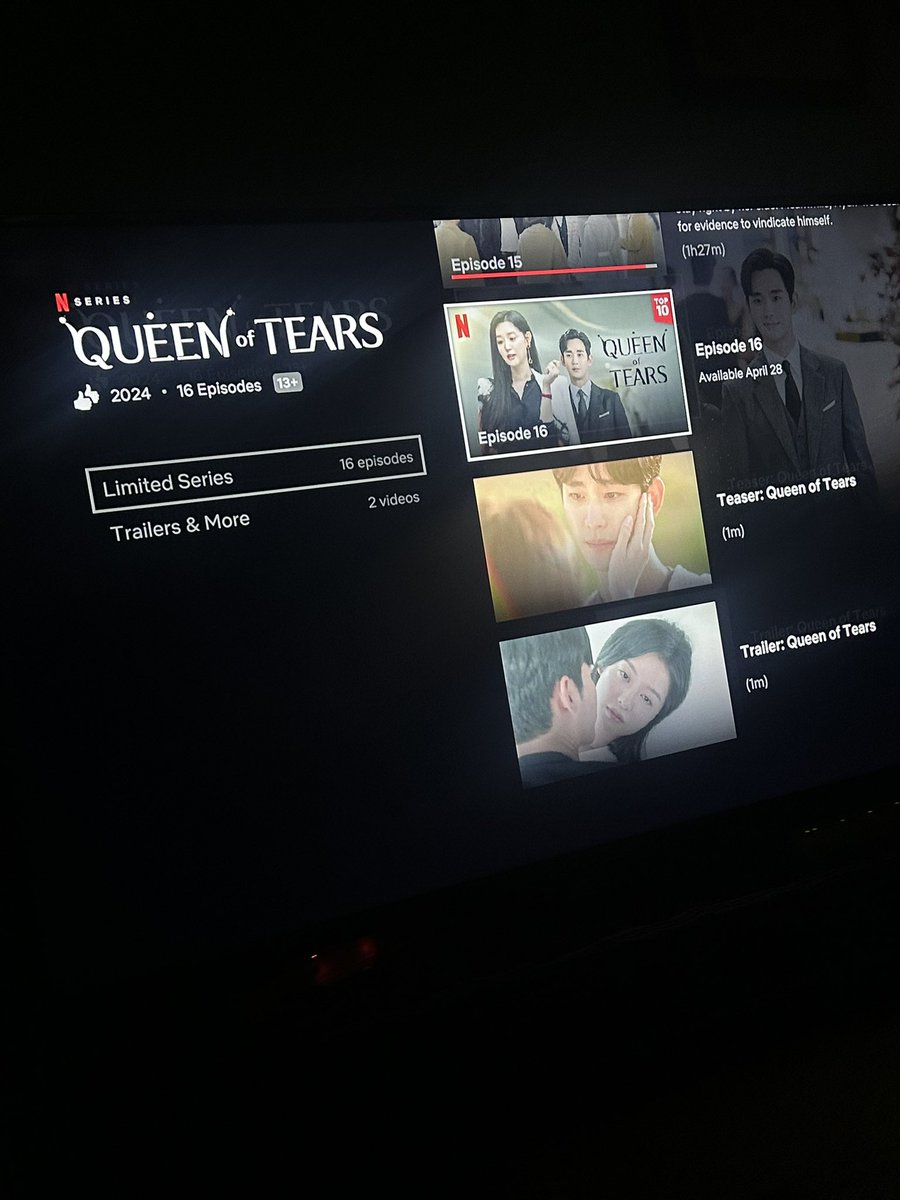 Naka standby na po ako sa #QueenOfTearsEp16