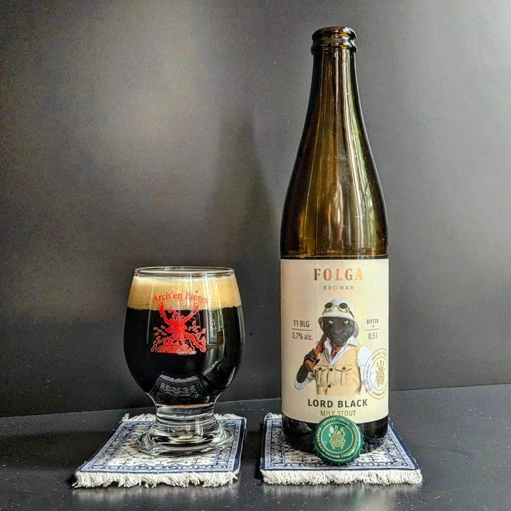 Browar Folga – Lord Black – Milk Stout (***) 3,7%

#beeronthecarpet #keinbierfürnazis #durchtrinkbarkeit

#browarfolga #folga #lordblack #milkstout #stout