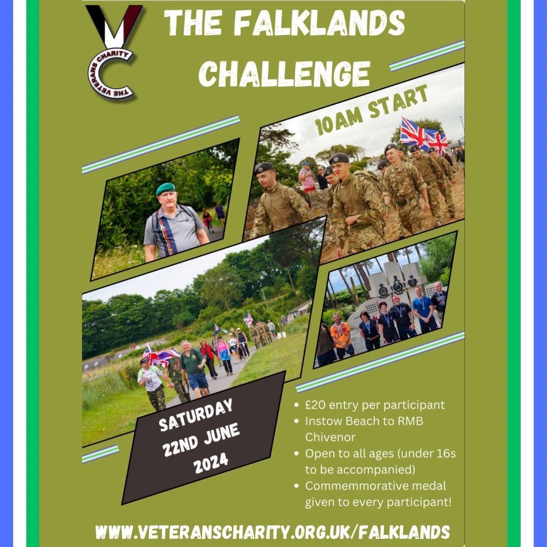 On Sat 22 June, we’re hosting The Falklands Challenge for the third time, honouring those who served in The #Falklands War in 1982. Join us for a 10-mile yomp from Instow to RMB Chivenor or take on your own route closer to home on our virtual version. buff.ly/48iiRwm