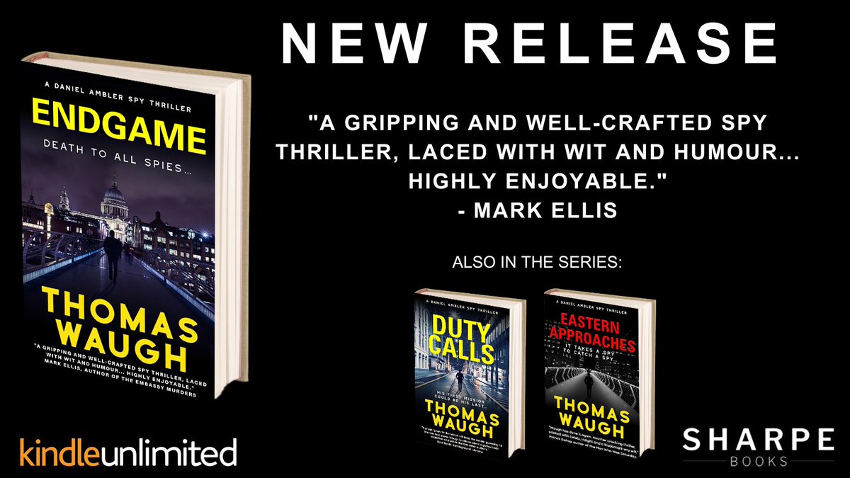 Free via #kindleunlimited #NEWBOOKS Endgame, By @ThomasWaugh88 'A gripping and well-crafted spy thriller.' amazon.co.uk/dp/B0CWLBZF1L/ #espionage #coldwar #kindleseries