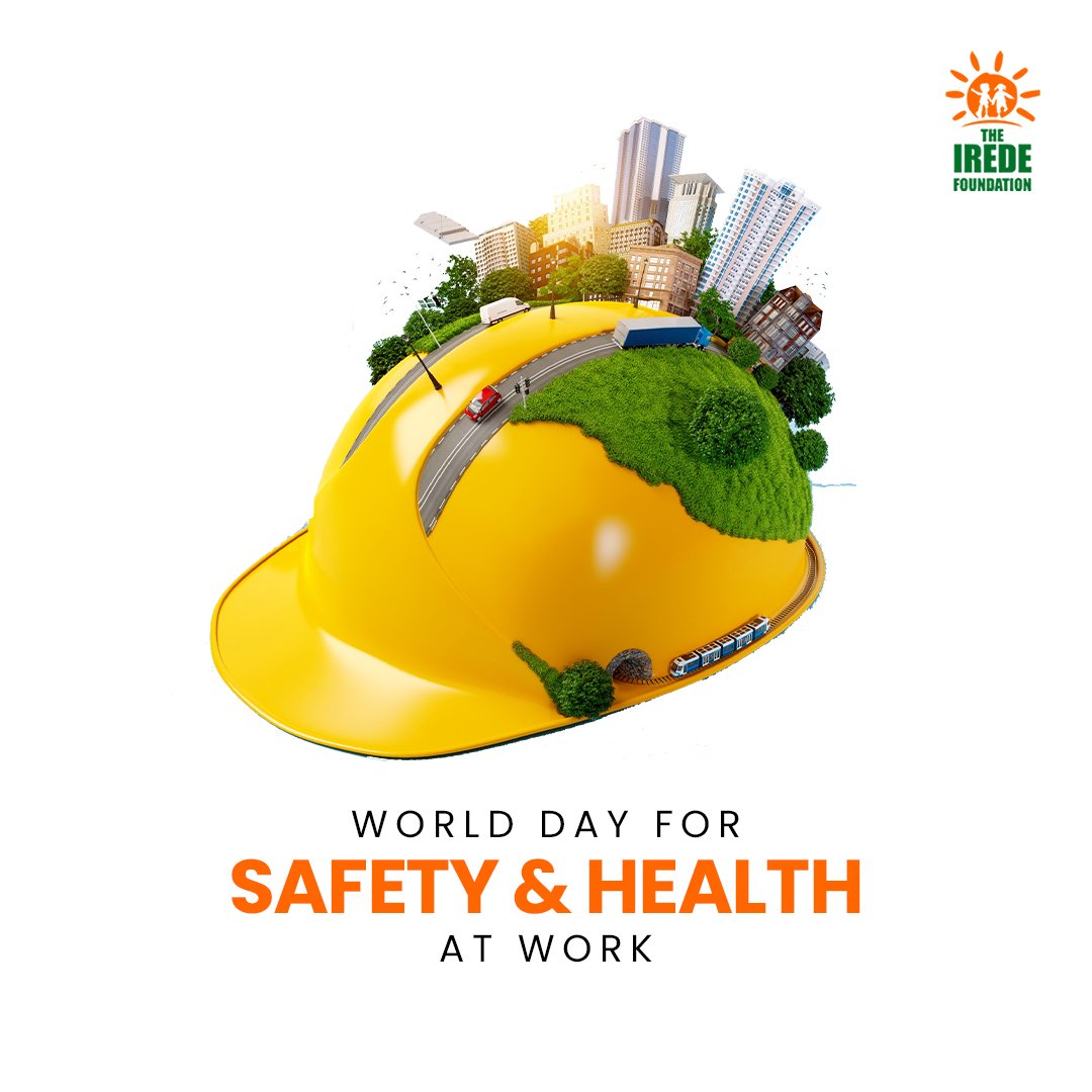 Today, we celebrate World Day for Safety and Health at Work! Safety isn't just a priority; it's a right for every worker.

We reaffirm our commitment to ensuring the wellbeing and safety of every member of our team. 
#TheIREDEFoundation #disabilityadvocate #ngo #HealthAndSafety
