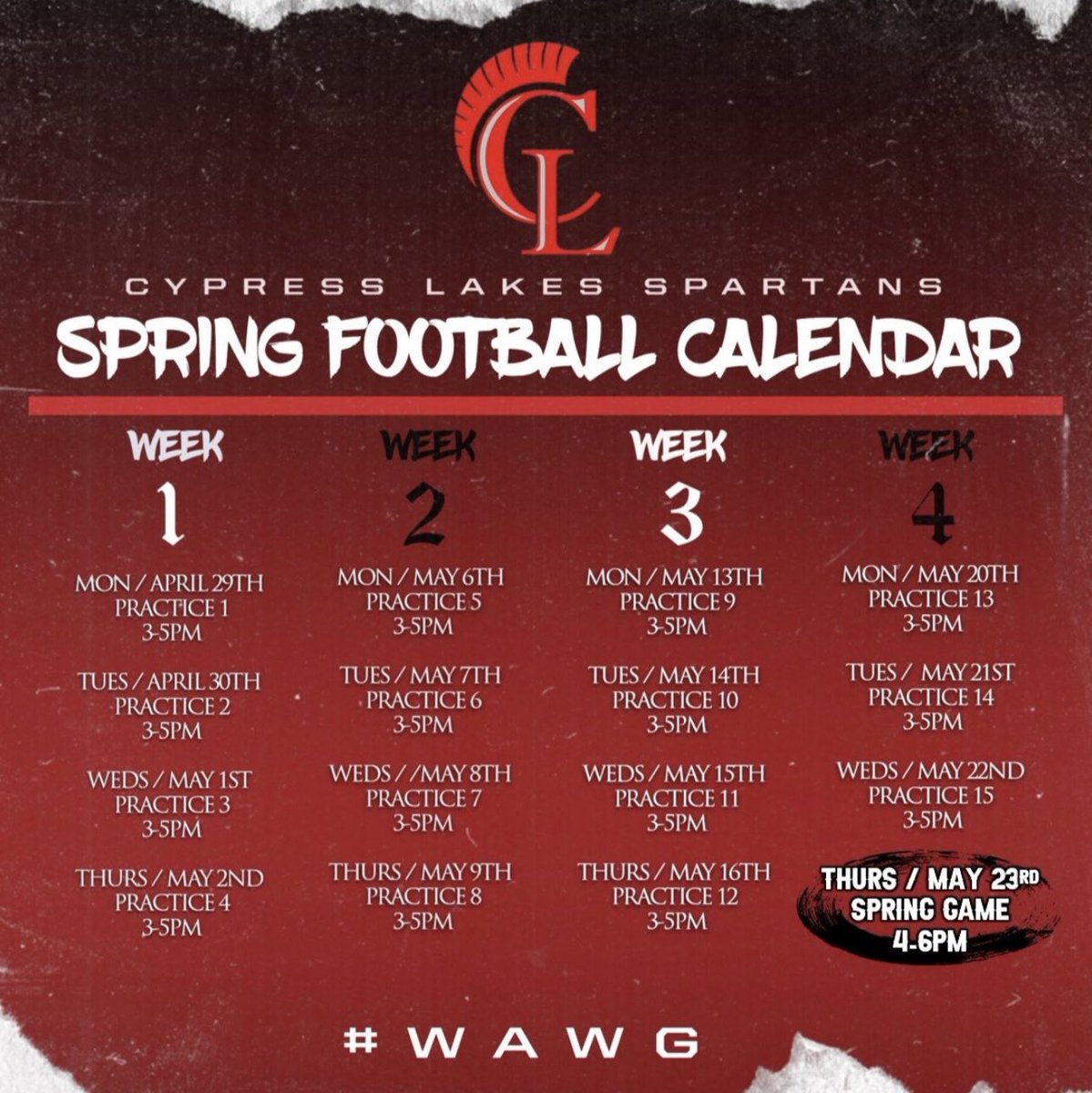 Spring 🏈starts tomorrow!!!! @CoachCarter_19 Let’s gooooo!😤@CyLakes_FB @CoachKober120 💪🏾@dctf @TXRecruits @tdrecruits @LoneStarPrepsTX @JGonzalesJr10 @Spotlight39_Pod @_UnderTheRadar_ @BDammone @Marchen44