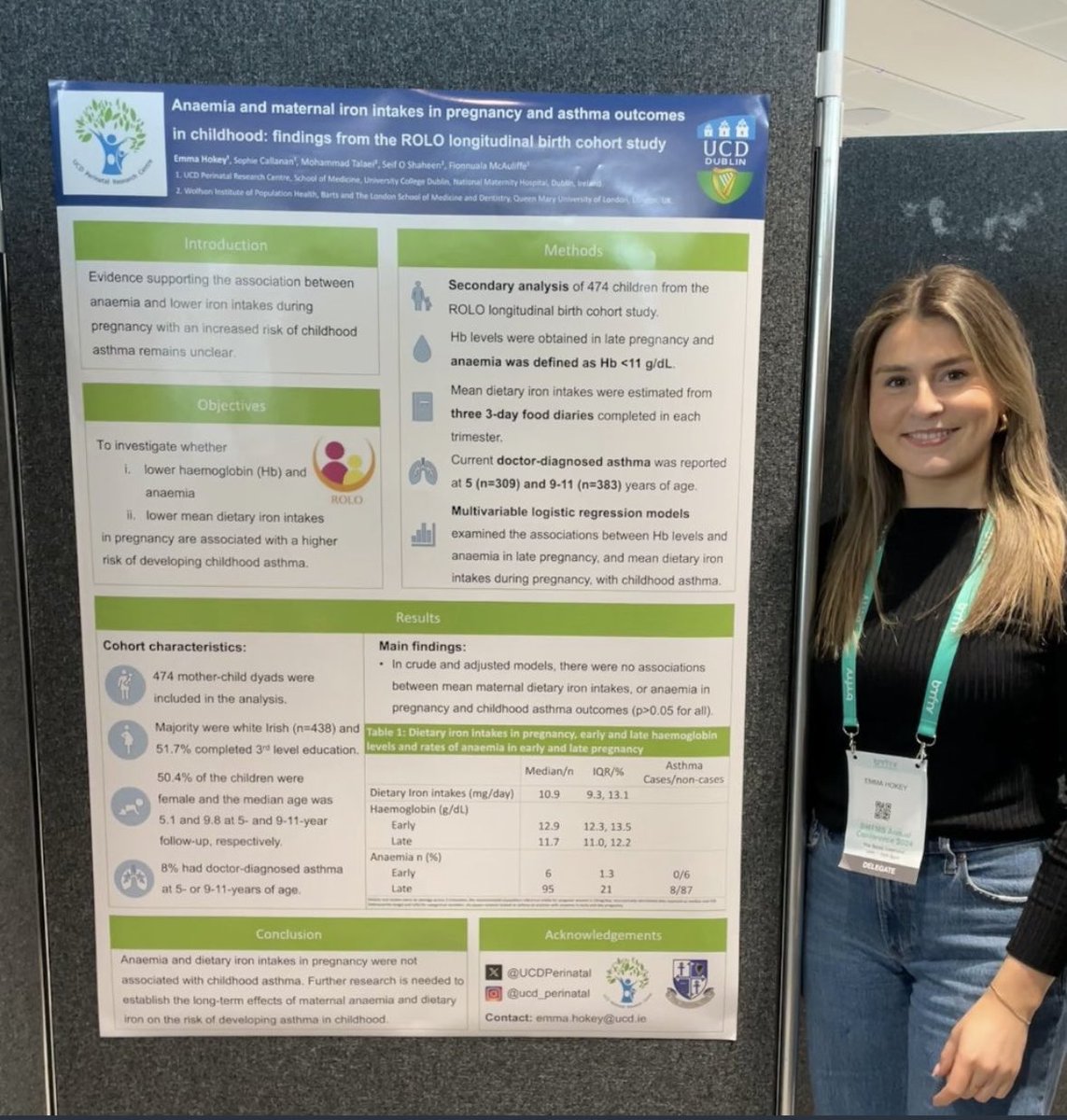 Fionnuala McAuliffe NMH & UCD (@proffmcauliffe) on Twitter photo Anemia in #pregnancy unrelated to childhood asthma from <a href="/emmahokey/">emma hokey</a> #ROLOStudy at BMFMS24 <a href="/UCDPerinatal/">UCD Perinatal Research Centre</a> <a href="/_TheNMH/">The National Maternity Hospital</a> <a href="/UCD_Research/">UCD Research</a> <a href="/UCDMedicine/">UCD Medicine</a> Anemia in #pregnancy unrelated to childhood asthma from <a href="/emmahokey/">emma hokey</a> #ROLOStudy at BMFMS24 <a href="/UCDPerinatal/">UCD Perinatal Research Centre</a> <a href="/_TheNMH/">The National Maternity Hospital</a> <a href="/UCD_Research/">UCD Research</a> <a href="/UCDMedicine/">UCD Medicine</a>