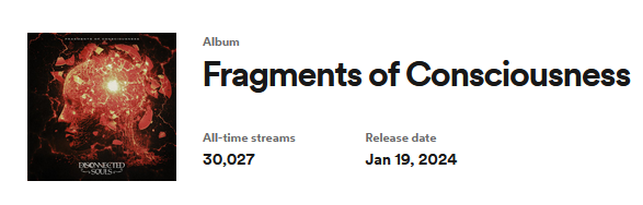 Thanks for 30k listens to Fragments of Consciousness! We have more exciting things planned for this year, so stay tuned 👀