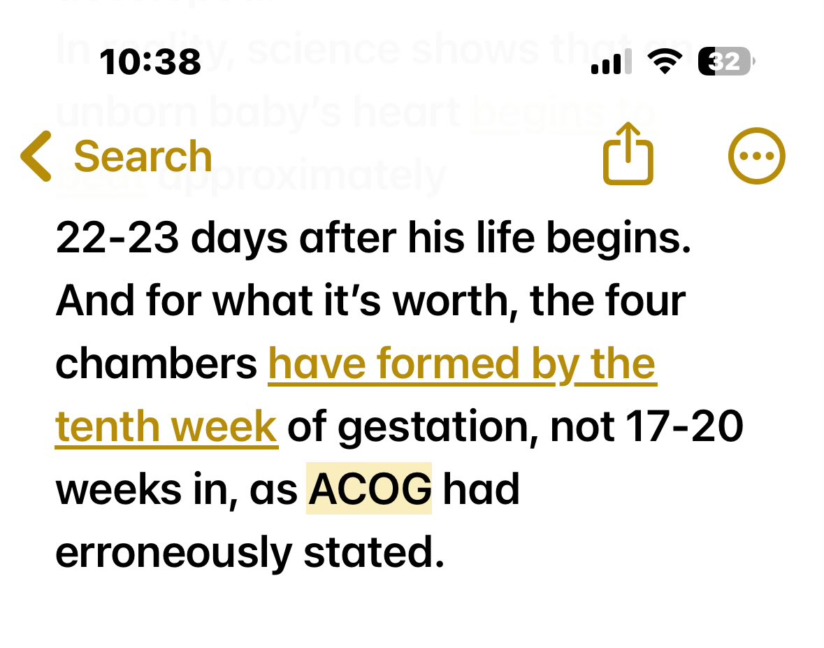 @Prolife_Texan__ You are using old data. Plus ACOG is also lying because they are proabortion and abortion activists. They have and continue to lie about fetal development. They started with the lie about fetal heart beat not being until 17 weeks when it’s 22 days. 

journals.sagepub.com/doi/full/10.11…