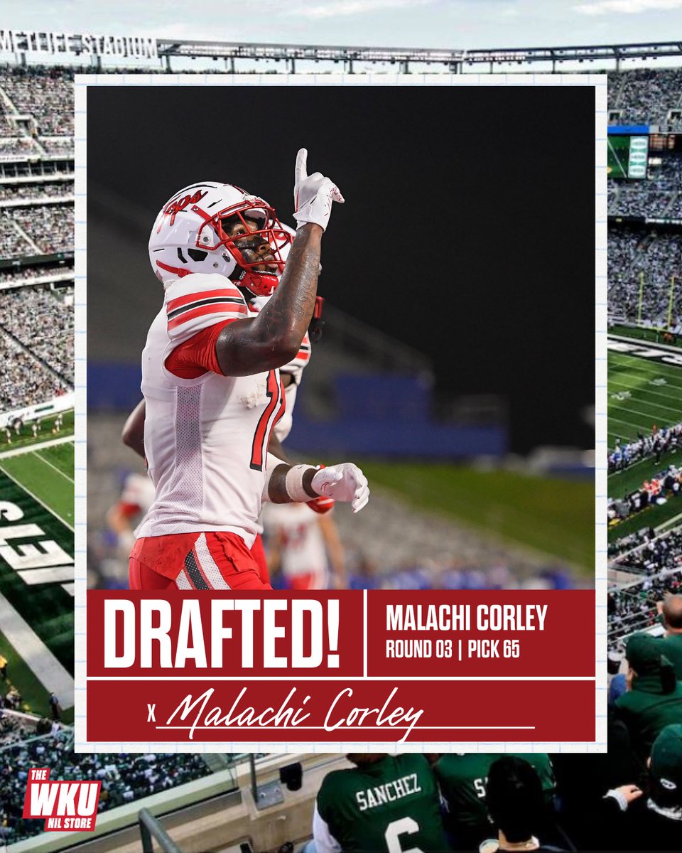 Congrats to our very own @CorleyMalachi for getting drafted in the 2024 @NFLDraft ‼️‼️ He was the 65th pick in the 3rd round! Good luck @nyjets ❕ #GoTops