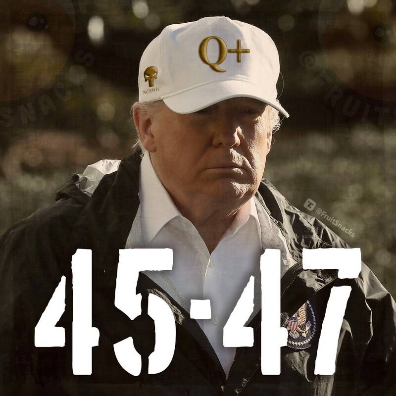 45…….47 GOD BLESS OUR COMMANDER IN CHIEF 👊🏻🙏🏻👊🏻