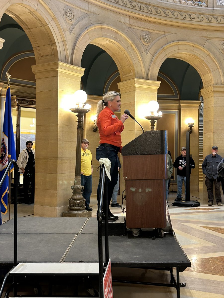 Rally for our 2A rights at the Capitol yesterday! Thanks to the Rochester @mnguncaucus group for picking me up along the way! 

Afterwards there was another rally for some of our new GOP candidates running to help us #flipmnhouse2024!
#letsgoMN #saveMN
#saveMNfrom1partycontrol