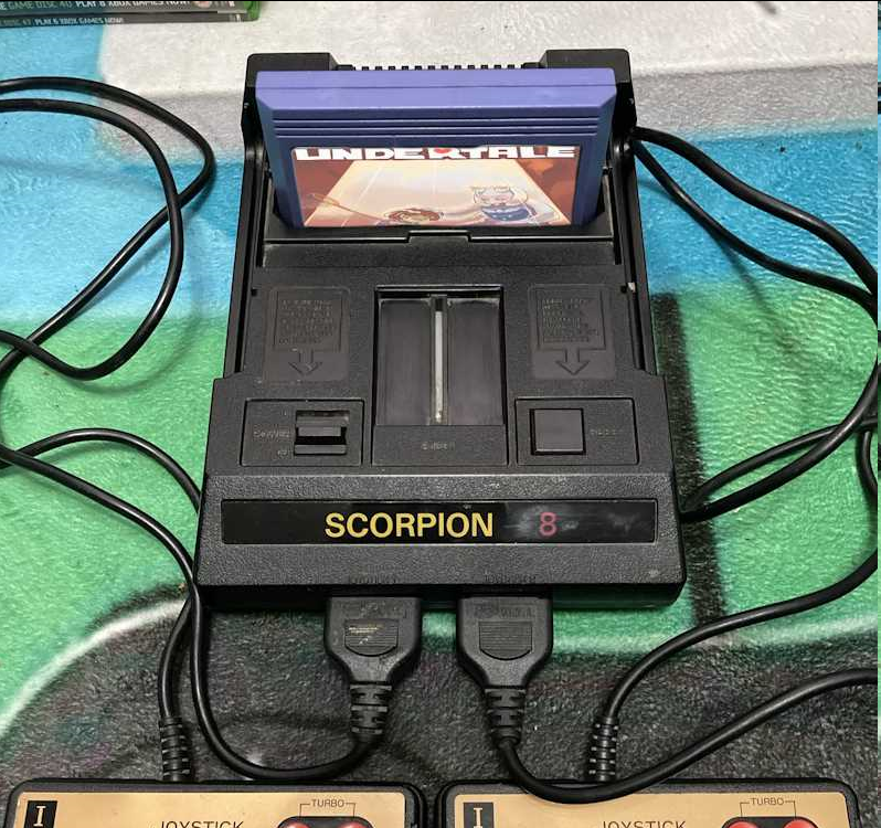 Originally, UNDERTALE was slated as a release for the 'SCORPION 8' games system, however this idea was scrapped for seemingly unknown reasons, and is believed to be what led to the downfall of the beloved 'SCORPION 8' games system. #UNDERTALE #DELTARUNE