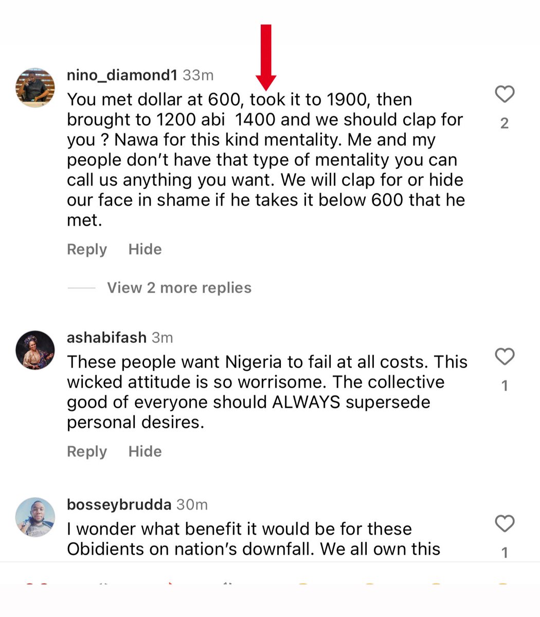 Dear Nino,

Thank you for your feedback. Please allow me clear your misconception. The Naira was never ₦600 to $1 or ₦150 to $1. Those were arbitrarily pegged rates. They were pegged by the Central Bank of Nigeria, which had to support such rates with $1.5 billion monthly.

It…