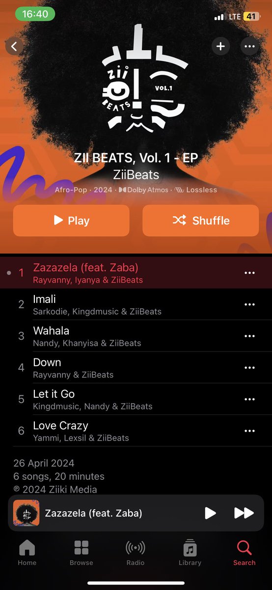 been 😁enjoying the ziiBeats album this weekend! Ziimedia’s efforts in uniting talented African artists have definitely resulted in some incredible music. Zazazela is undeniably a standout @Iyanya, @Rayvanny, @lexsil_official, @yammi_tz,  @ZiikiSouthside,