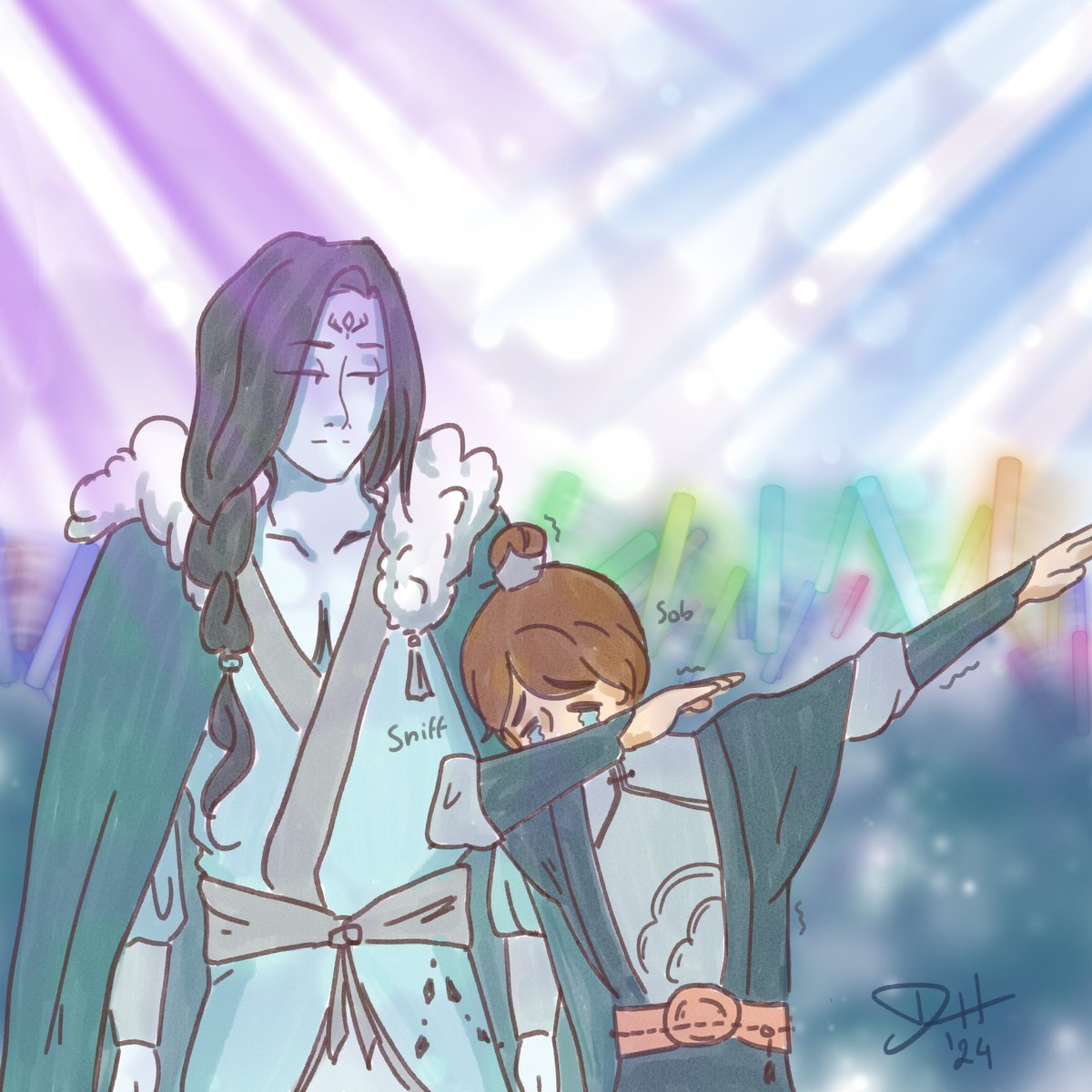 [SVSSS・MoShang]🪩

My second prompt fill for @SVSSSAction this time donated by @Crimson__enigma!

I'm still unsure what 'sweet rave lighting' is but hopefully it's smth like this!😅

#SVSSS #MoShang #svsssaction