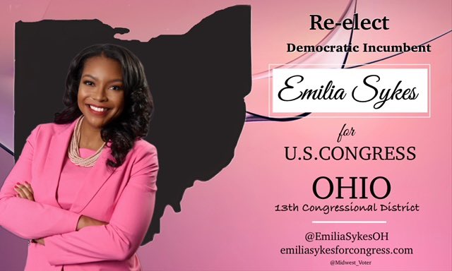 As an Ohio State Rep, @EmiliaSykesOH was a constituent’s legislator who fought for tax cuts and higher wages. As a U S Congresswoman, she continues to advocate for laws to help working families

Return Sykes to U S , OH-13

#DemVoice1   #ONEV1 #BLUEDOT #LiveBlue #ResistanceBlue