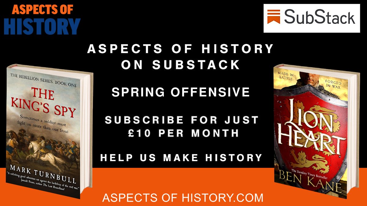 #Substack Spring Offensive. The Battle of Naseby, by @1642Author Historical Heroes: Richard the Lionheart, by @BenKaneAuthor Subscribe and support aspectsofhistory.substack.com #historylovers #militaryhistory #twitterstorians
