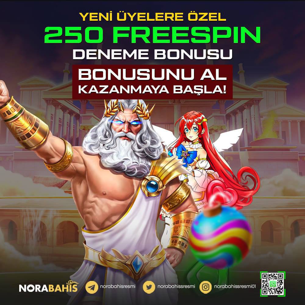 Norabahis 2️⃣5️⃣0️⃣FS Deneme Bonusu👑 Linkten Üye Ol Kullanmaya Başla🤑 Telegram Adresimizi Takip Et Avantajlardan Yararlan💎🤩 ⭐️ Norabahis Giriş shoort.us/norabahis ⭐️ Telegram Adresimiz t.me/bonussemtisohb… #denemebonusu #bonussemti #bahis #casino #norabahis