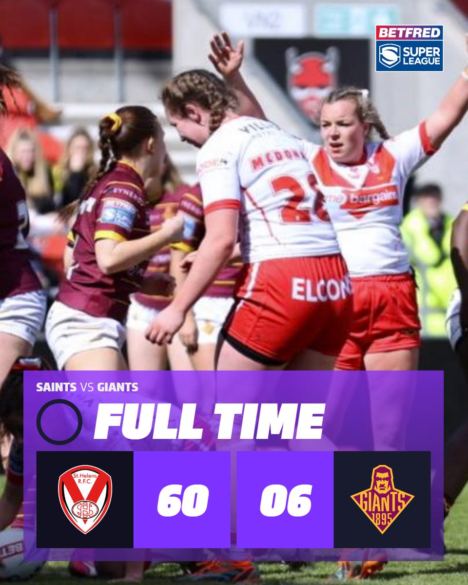 A strong performance sees @saints1890women pick up their first @Betfred Women's #SuperLeague points in Round 2 💪