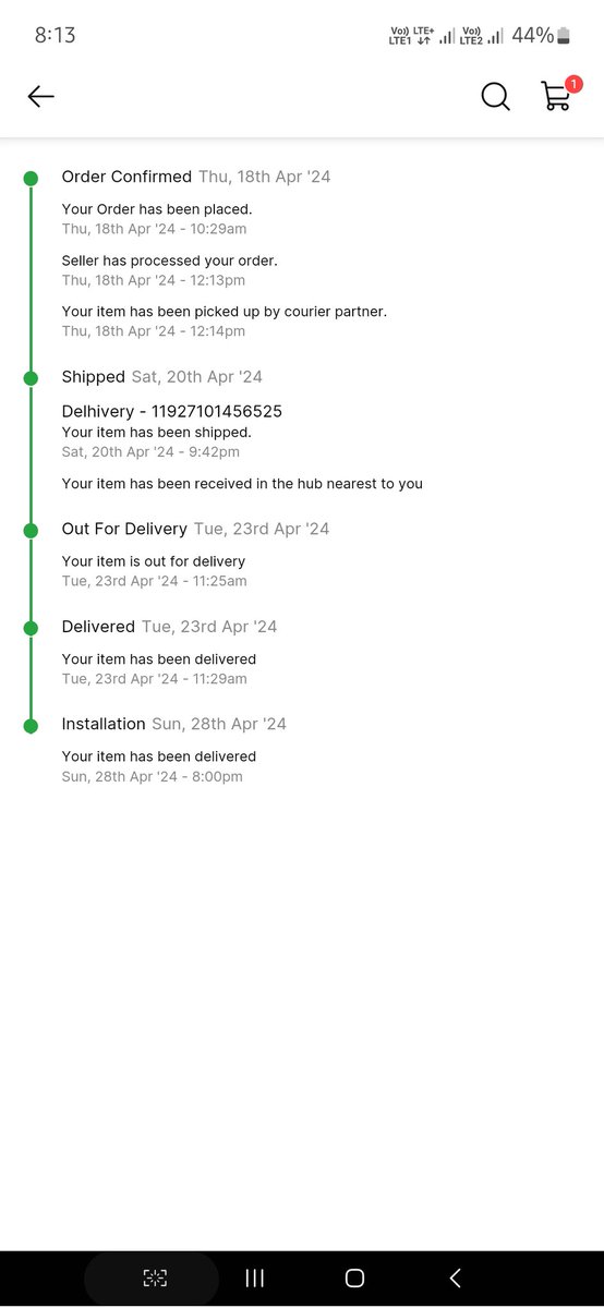 sandeepmohan007's tweet image. One of the worst services I have ever been delivered by Flipkart...
Product delivered on 23rd, installation is still pending... And no updates yet... One of the worst customer service... I will not order anything from Flipkart from today onwards
@Flipkart @flipkartsupport
