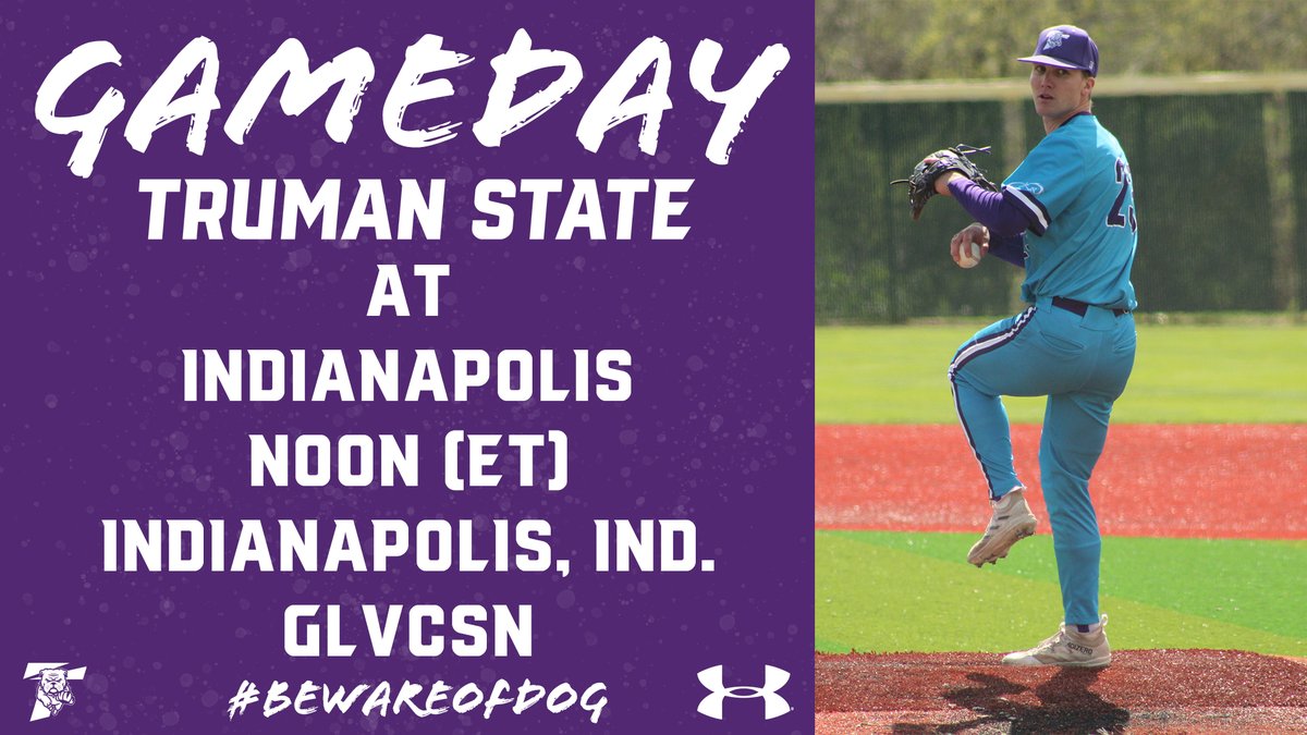 ⚾️ Gameday! ⚾️ @TrumanBaseball at Indianapolis ⏰ Noon (ET) 📍 Indianapolis, Ind. 📺 glvcsn.com/truman/ 📊 athletics.uindy.edu/sidearmstats/b…