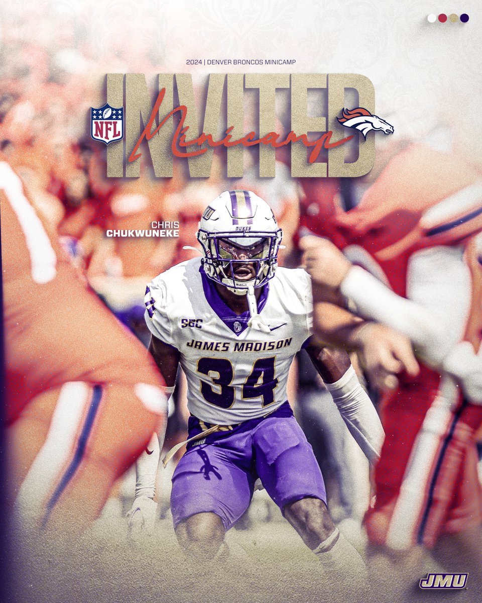 𝐌𝐢𝐧𝐢𝐜𝐚𝐦𝐩 𝐈𝐧𝐯𝐢𝐭𝐞. Chuk is headed to the Mile High City for the Denver Broncos Rookie Minicamp! #GoDukes