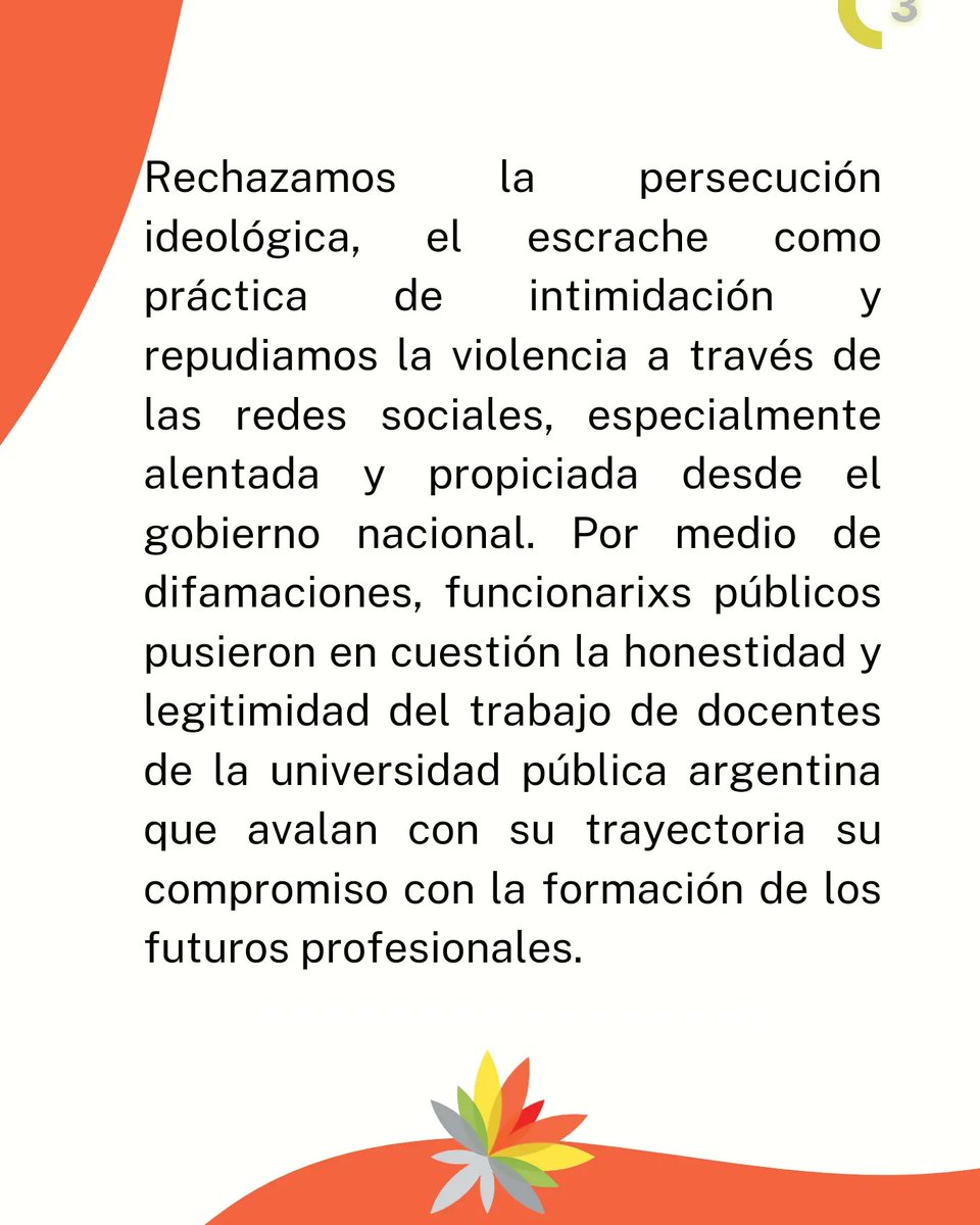 Repudiamos difamación a docentes universitarixs de Comunicación
.
.
.
#RedPAR 
#repudio 
#UniversidadPublica