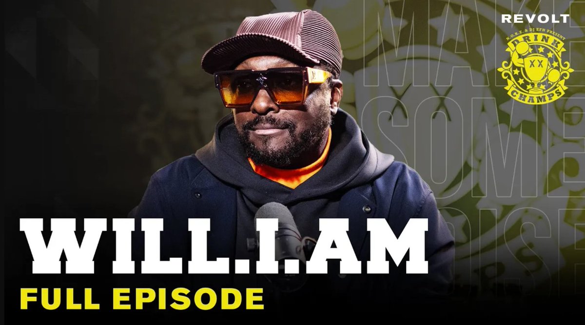 #MustWatch will.i.am On Drink Champs
grindtimetv.com/videoplay/2137… | #DrinkChamps #RevoltTV