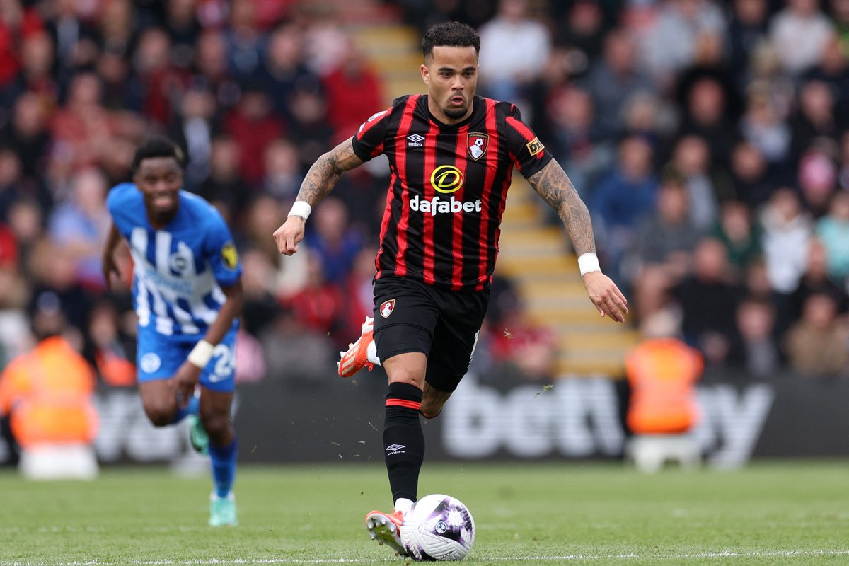 Justin Kluivert makes it THREE for Bournemouth 🤩 #afcb