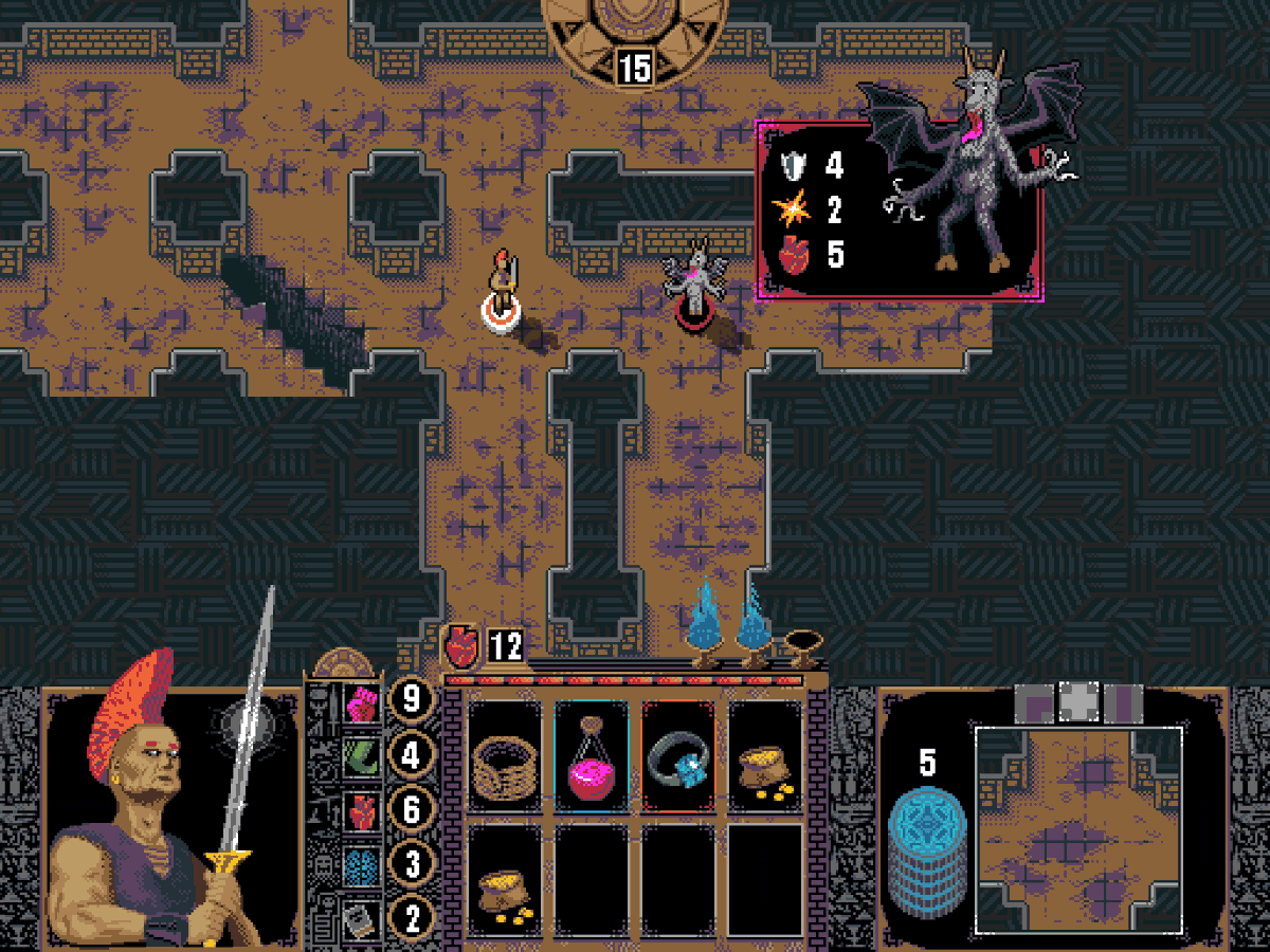 Game mockup for fun. Ref->DungeonQuest tabletop
#pixelart