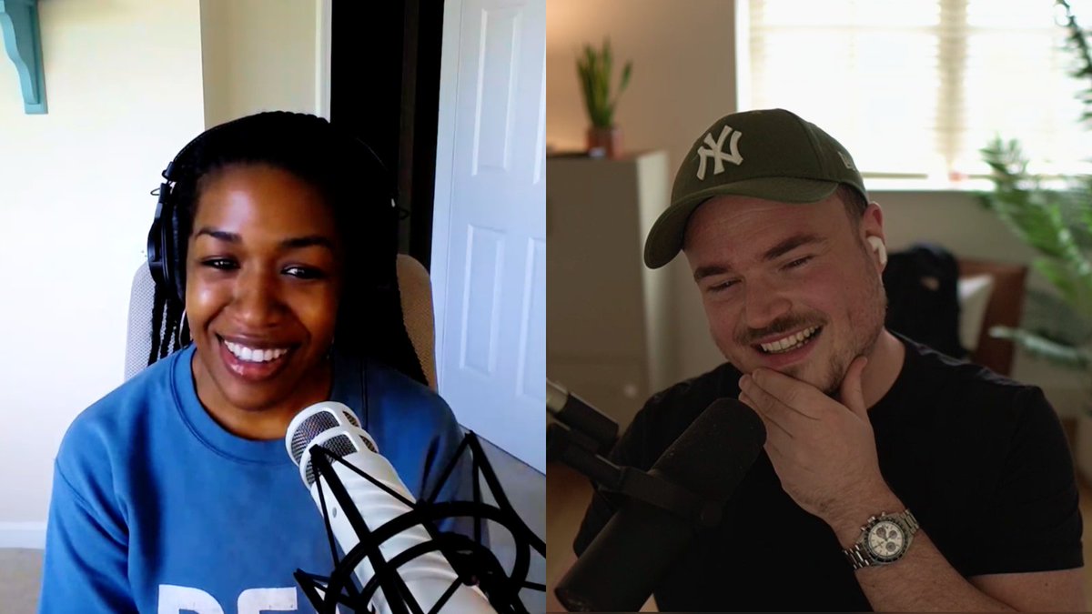Had a wonderful podcast with @shaundai She shares her journey to Senior Engineer @ Netflix Plus a masterclass on how to sell yourself as a developer (any level) Dropping on the @Scrimba podcast soon!