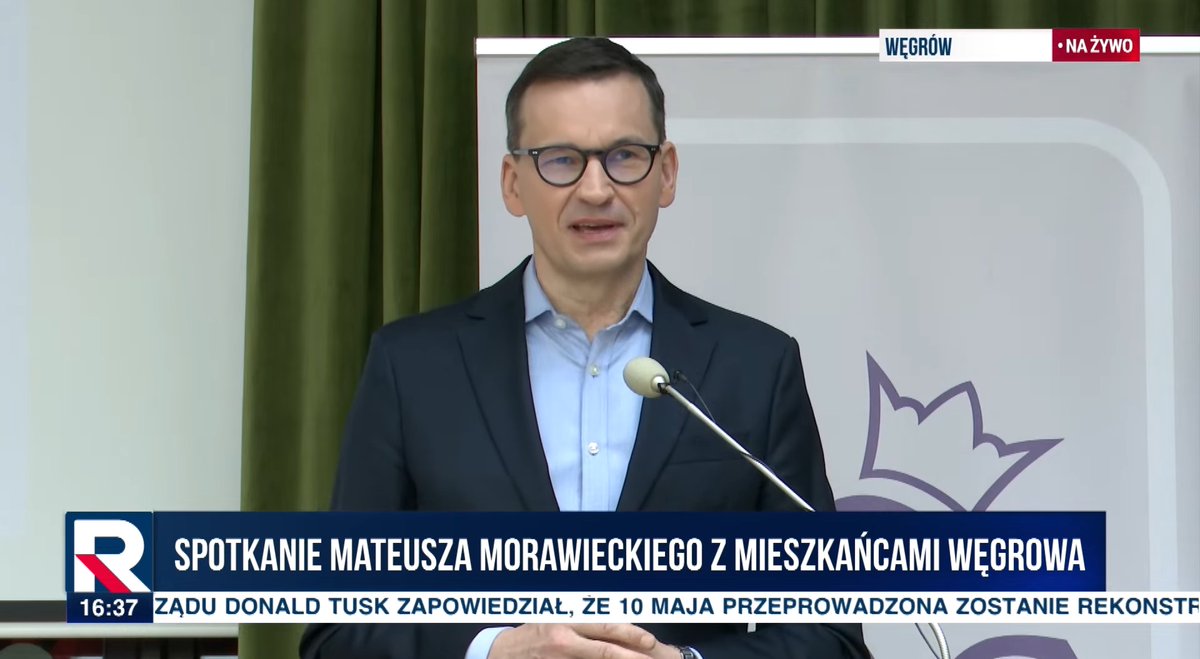 #NaŻywo | @MorawieckiM: Jeśli będziemy stawiać na szybki rozwój, to wolność utrzymamy i wzmocnimy. Szanujemy polską tradycję, wiarę i kulturę. Rozwijamy się szybciej, ten wzrost gospodarczy był widoczny na przykładzie wypłacanych 13 i 14 emerytury. Mówimy głośne NIE dla zmian…