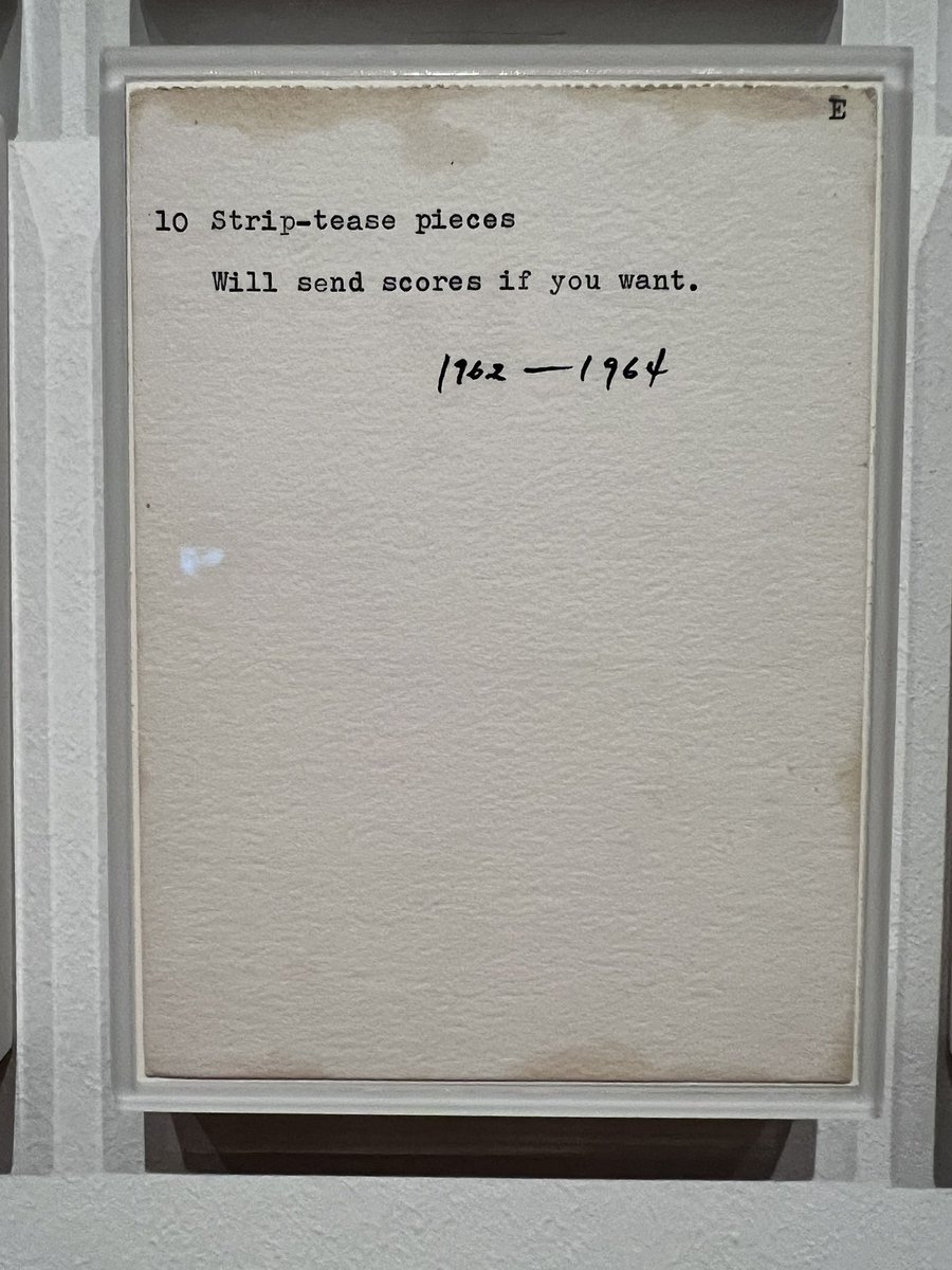 I was sceptical about the Yoko Ono show @Tate Modern but I'm finding myself strangely captivated by its period vibe. There's (unintentional) humour all over the place but it's touching and thought-provoking. And ... my mum was friends with Cynthia Lennon when this was created