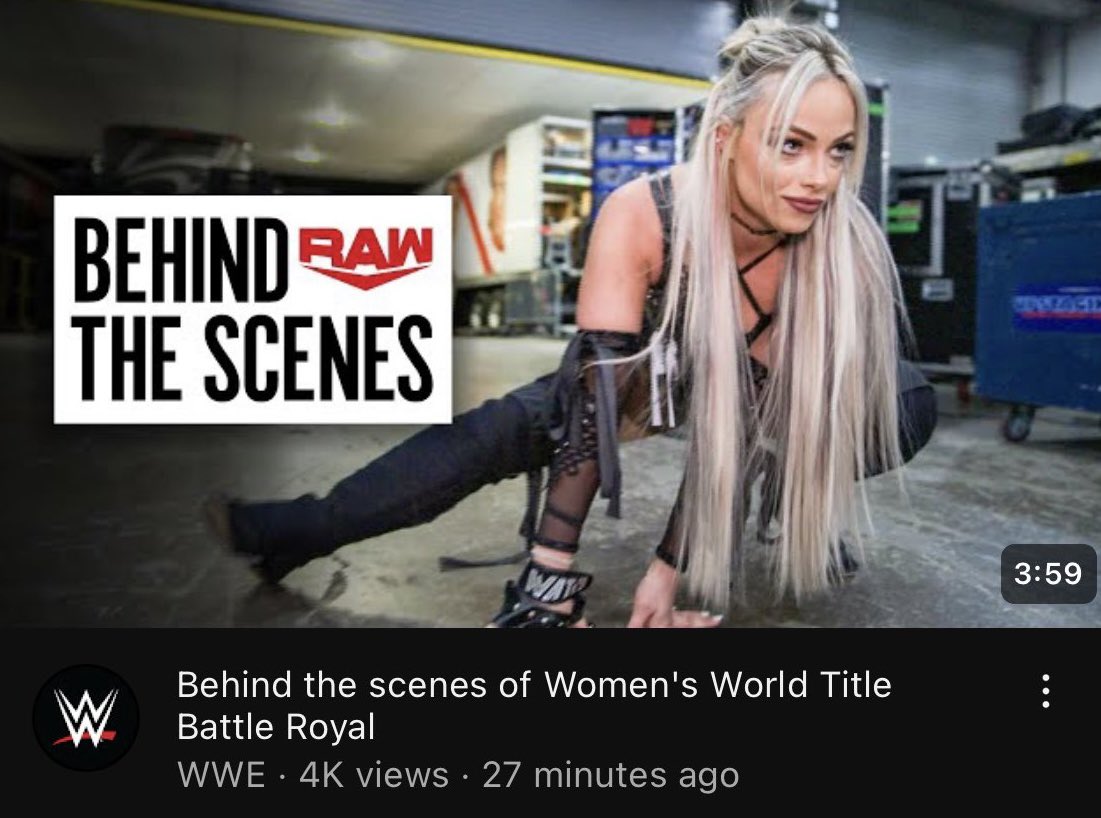 the thumbnail being liv, nobody can’t convince me that she ain’t dethroning becky lynch