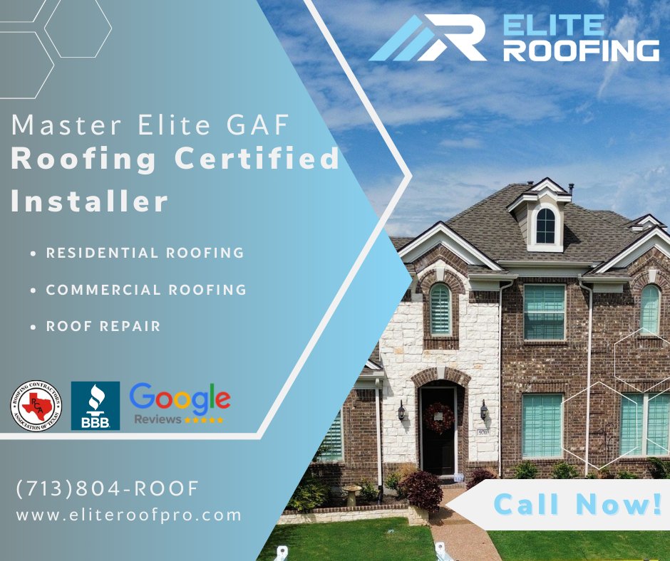 Elite maintains an excellent A+ BBB accreditation. Elite uses the highest quality materials on the market and provides superior workmanship on every job. #BBBRating #Roofing #RoofingContractotor #5StarReview #RoofReplacement #RoofRepair