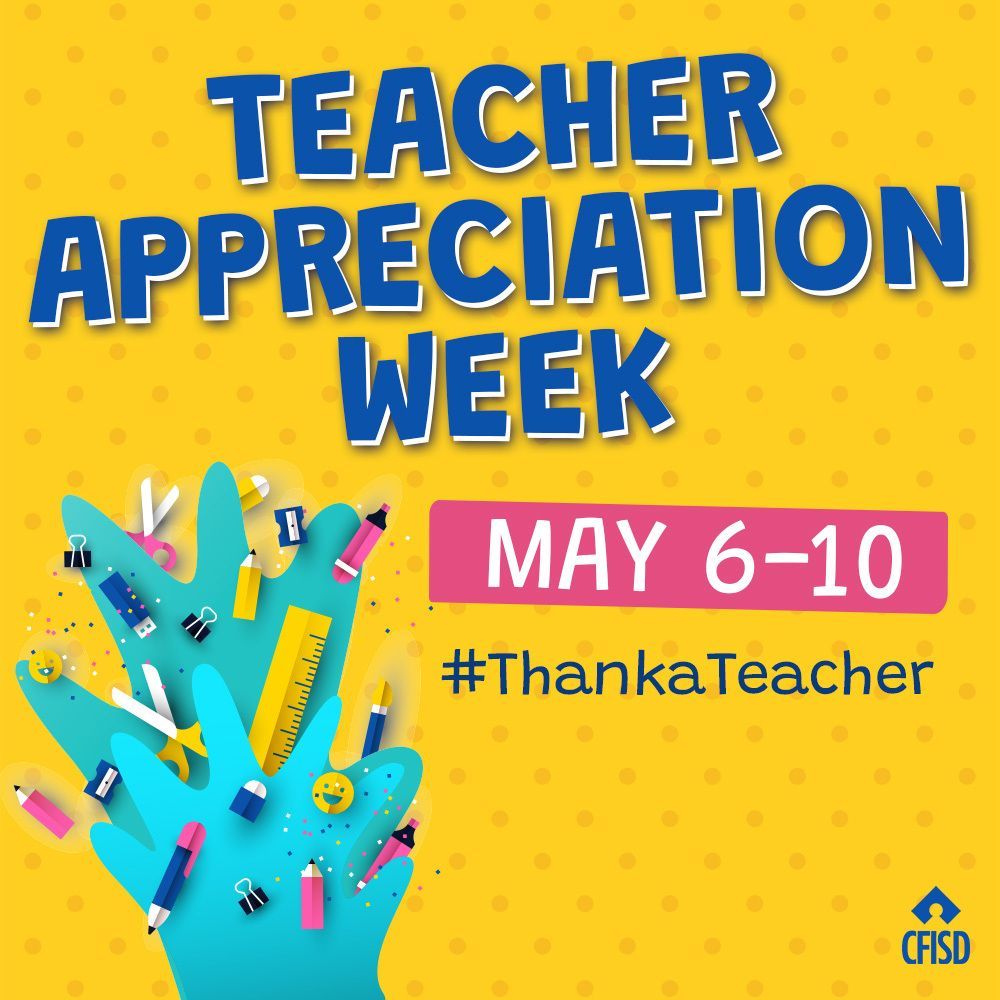 Teacher Appreciation Week is approaching on May 6-10. Give your favorite teacher a shout-out on social media by completing our online nomination form: buff.ly/3UBHlNw. Nominate by May 3! #ThankATeacher