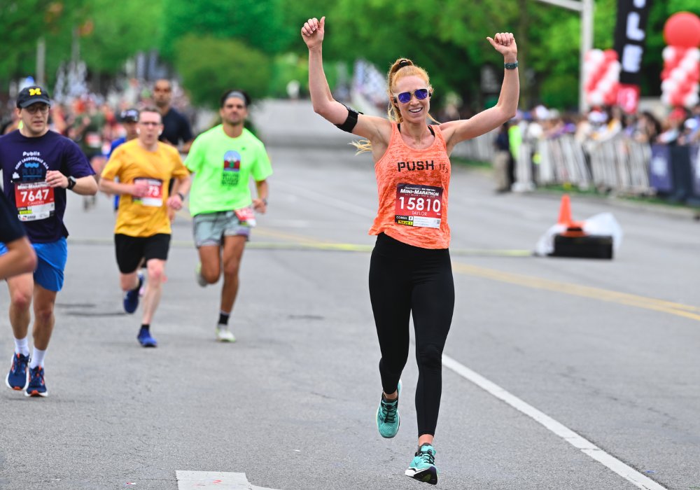 Feeling good about your training? Why not add another level to your #IndyMini experience? Sign up for the Mega Mini Challenge! Just hop right back in after your 5K to complete your next 13.1 🏃🏽‍♀️🏃🏼‍♂️ That's 16.2 iconic miles total! Register today at indymini.com/challenges 🏅