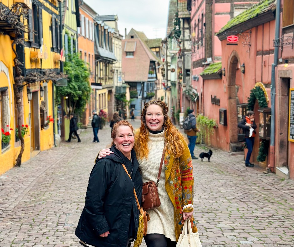 'Our very first mother/daughter trip! Eating pretzels while strolling down the cobblestone' - Dee S. #france #motherdaughter #rivercruise #travel #luxury #riquewihr amawaterways.com/destination/eu…