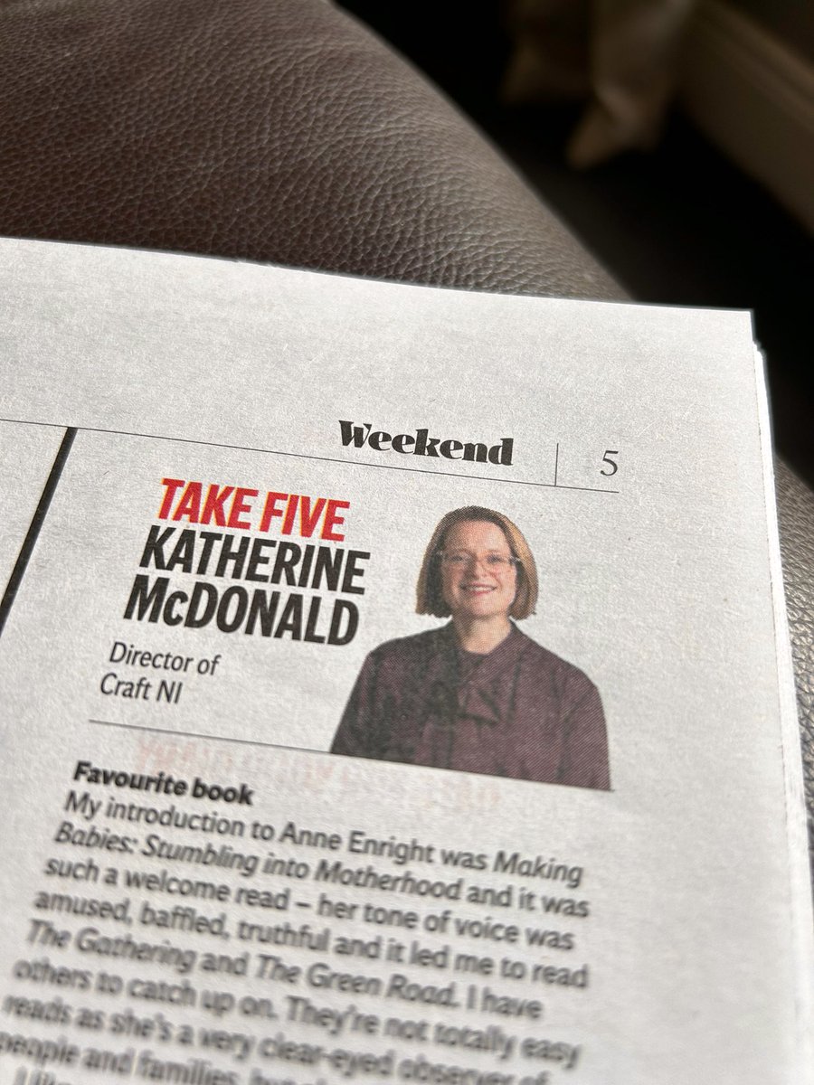 Kim Mawhinney (@kim_mawhinney) on Twitter photo Fantastic to see <a href="/KatherineMac/">Katherine McDonald</a> in the <a href="/BelTel/">Belfast Telegraph</a> today! She does such amazing work leading the brilliant team at <a href="/CraftNI/">CRAFT NI</a> Fantastic to see <a href="/KatherineMac/">Katherine McDonald</a> in the <a href="/BelTel/">Belfast Telegraph</a> today! She does such amazing work leading the brilliant team at <a href="/CraftNI/">CRAFT NI</a>