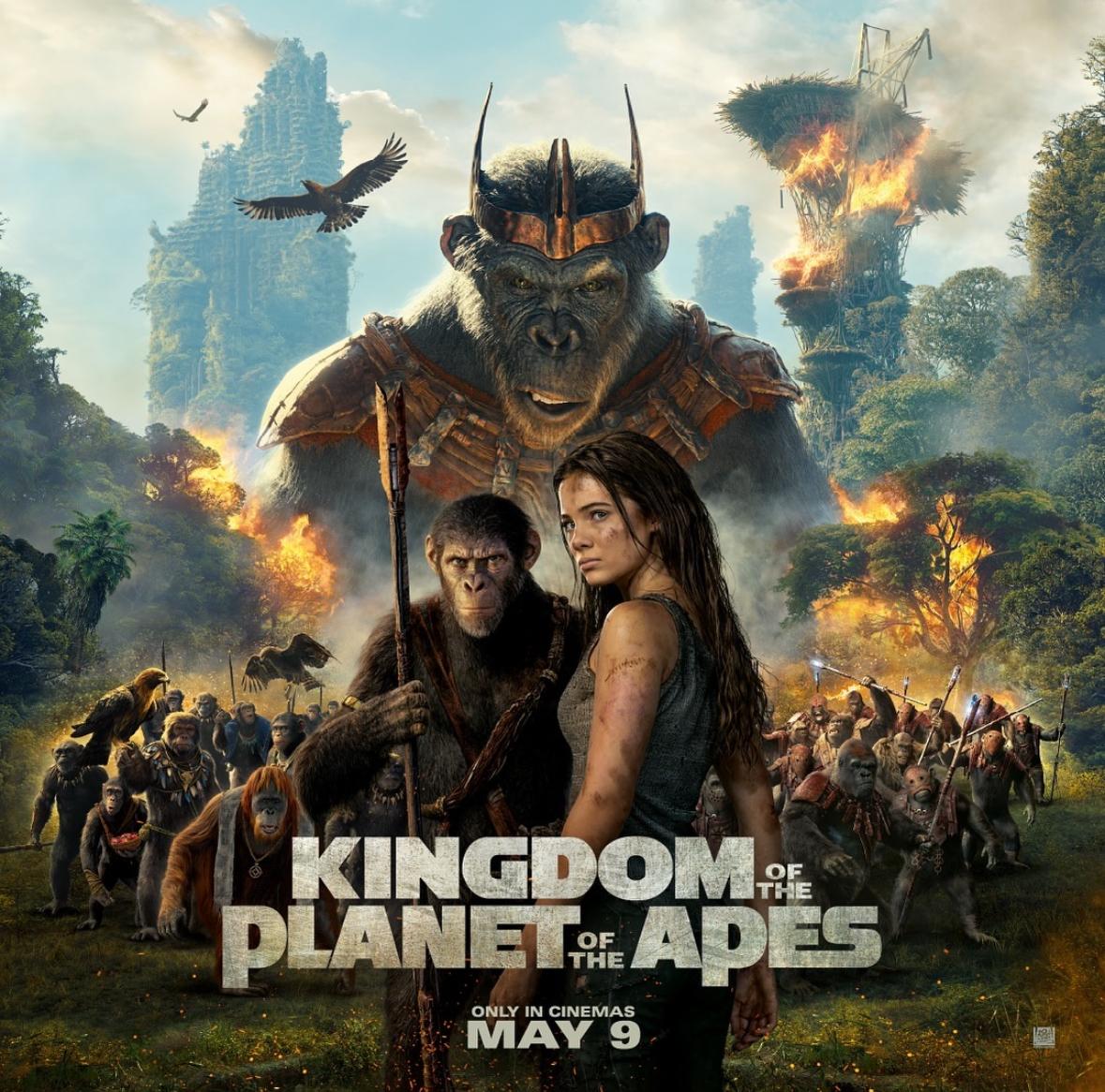 Witness the next step in the evolution of this epic franchise!

Experience Kingdom of the Planet of the Apes at Star Cinemas on May 9, 2024.

Advance bookings are NOW OPEN: starcinemas.ae

#apesmovie #kingdomoftheplanetoftheapes #planetoftheapes #togetherstrong
