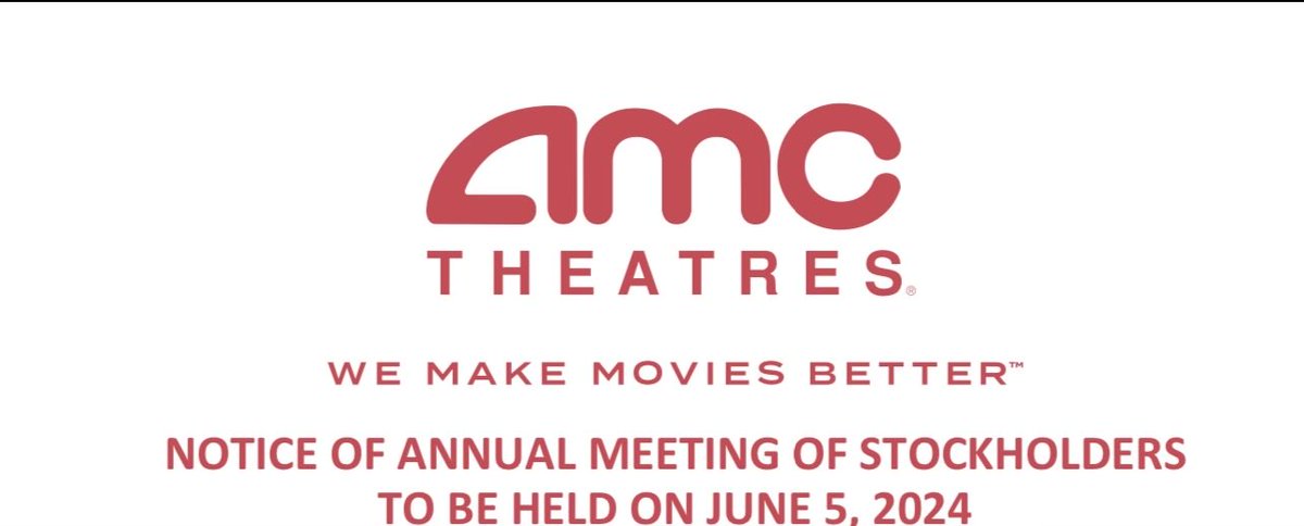 #AMC To cut out some confusion I’m reading. Here are the dates.