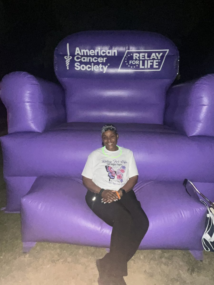 We walked for those who are still fighting and honored those we lost.. Still raising awareness and money for a cure!! @RelayForLife @DrJamesT @DrBEducates @coachbrooks21 @SHS_HCS