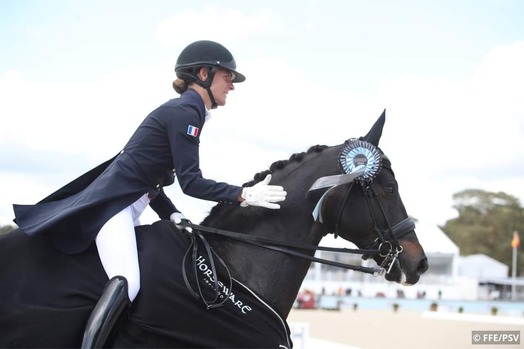 #dressage Les Bleus ont obtenu de bons résultats dans la Libre du CDI 5* de Fontainebleau, avec un podium pour Pauline Basquin & Sertorius de Rima Z*IFCE. Il s'agissait du premier concours dans la course à la sélection pour @Paris2024 💪 
🔗 Tout savoir : ffe.com/actualites/les…