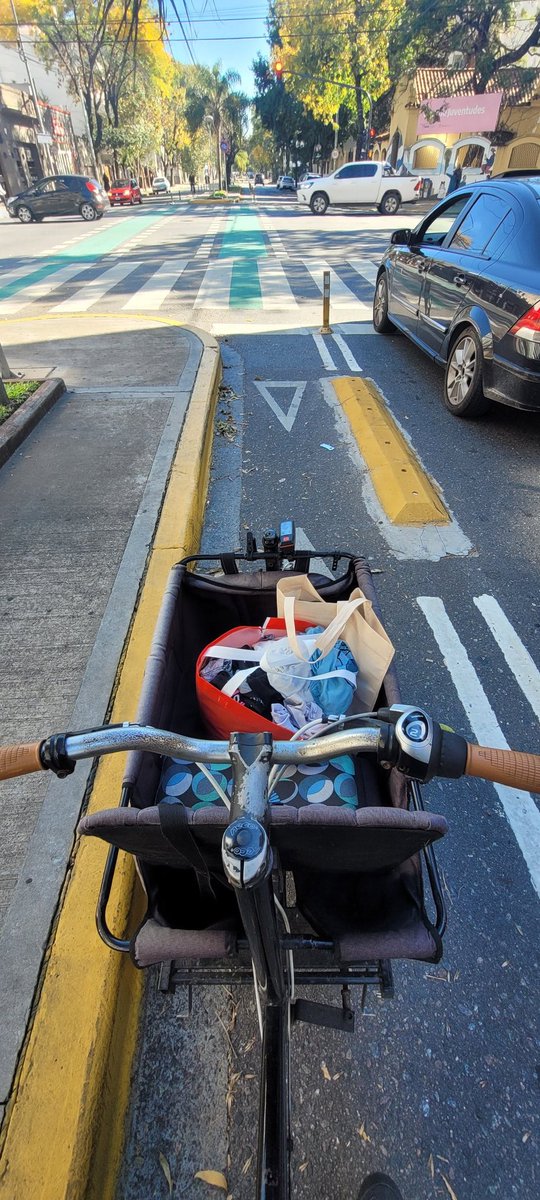 Se te rompe el lavarropas y un domingo tan bello sacar un auto resulta un incordio. #cargobike