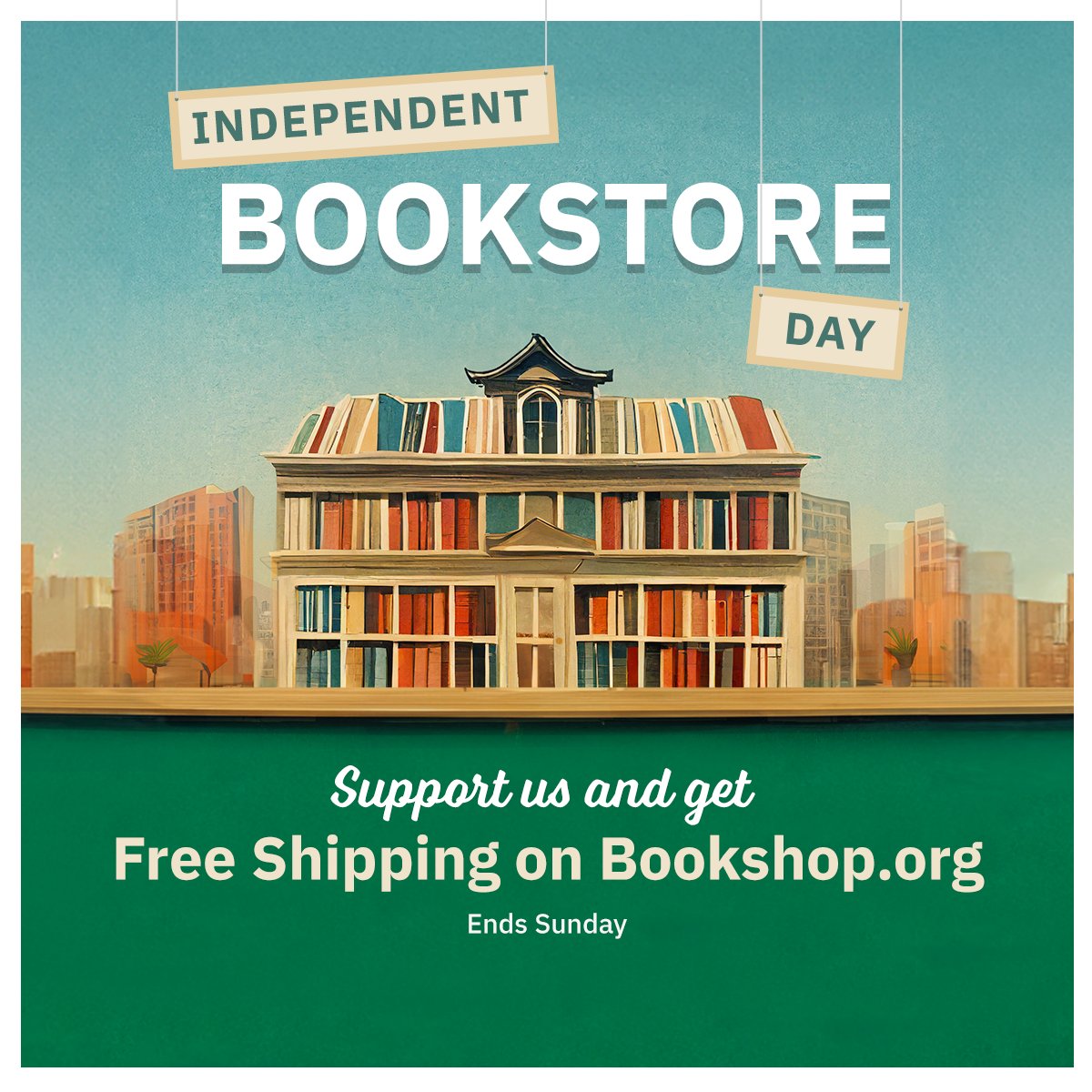 Don't forget, you can still take advantage of free shipping for Independent Bookstore Day through end of day today when you shop online at our Bookshop.org store at bookshop.org/shop/copperfie… #IBD2024 #IndieBookstoreDay