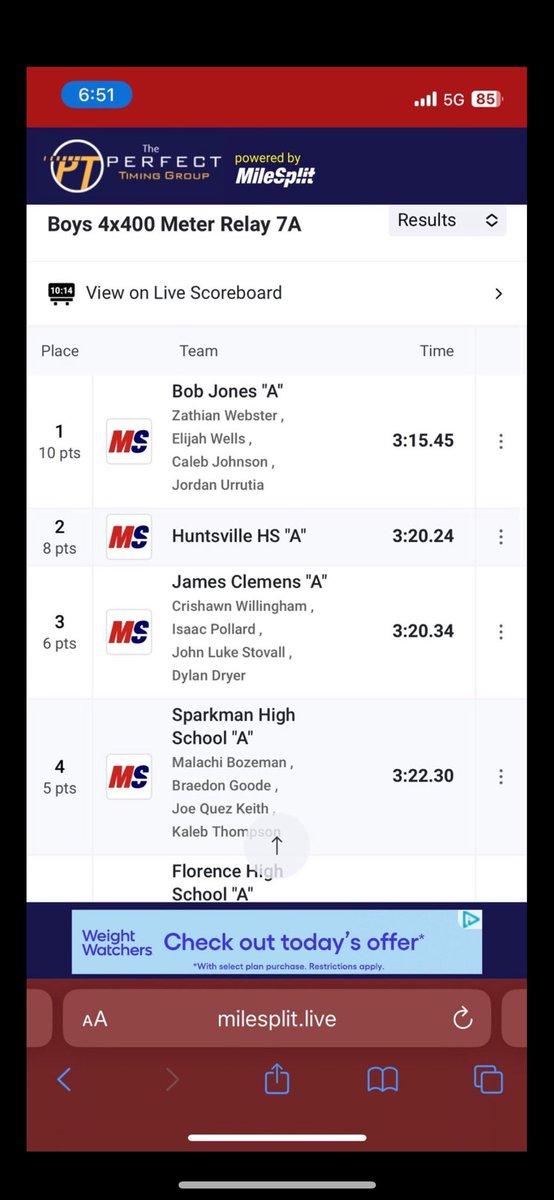 4x400 3:15.45!!!💪🏾
<a href="/j_urrutia3/">Jordan Urrutia</a> <a href="/ElijahWells2026/">Elijah Wells</a>