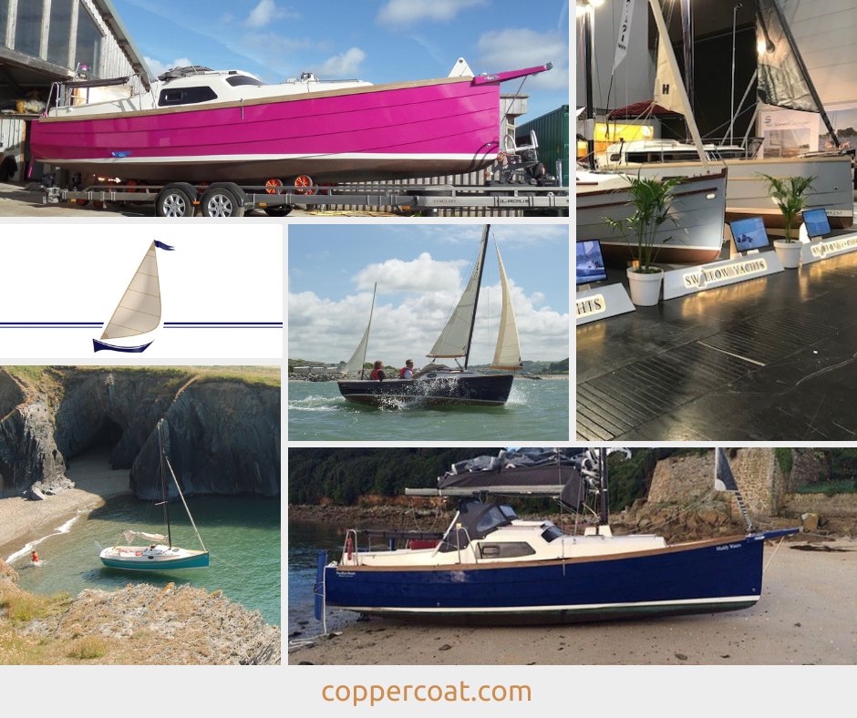 When you buy one of these beautiful classic-looking yachts from Swallow Yachts you also get performance and innovation. The Swallow Yacht owner also chooses Coppercoat to enhance the performance and because they care about the environment they sail in...