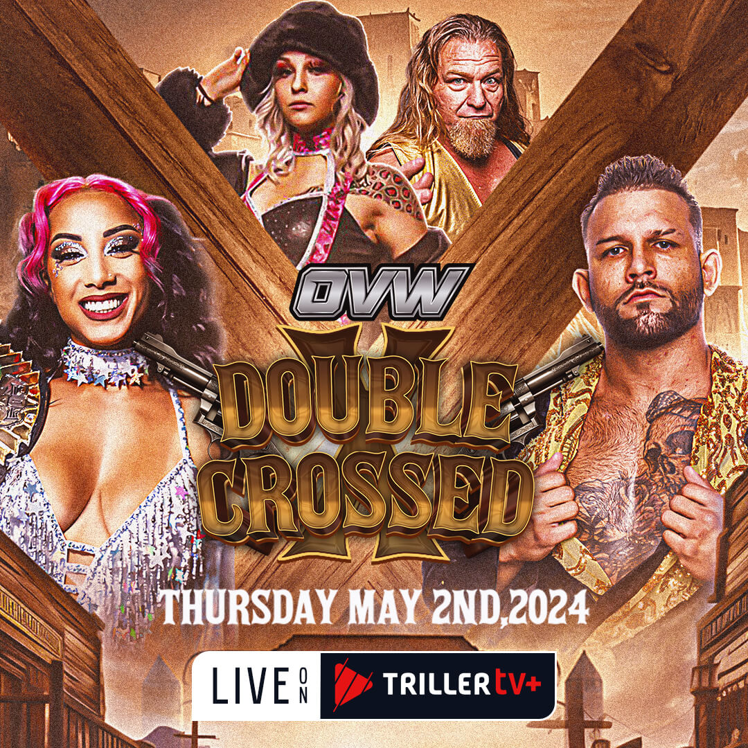 👇👇 Need more @ovwrestling in your life? You've come to the right place.

The next PPV offering, #OVWDoubleCrossed is coming at ya THURSDAY NIGHT live 7pmET/4pmPT with #TrillerTVplus.

Start your FREE TRIAL NOW- Then $7.99/mo👀

▶️ bit.ly/OVWDoubleX
