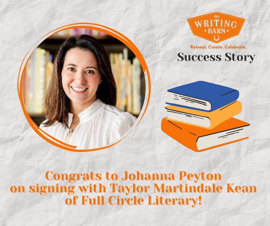 Huge congrats to @Johanna_Peyton, who recently signed with agent Taylor Martindale Kean of @FullCircleLit! ✨ thewritingbarn.com/success-story-… #amquerying #amwriting #publishing #agented #writercommunity